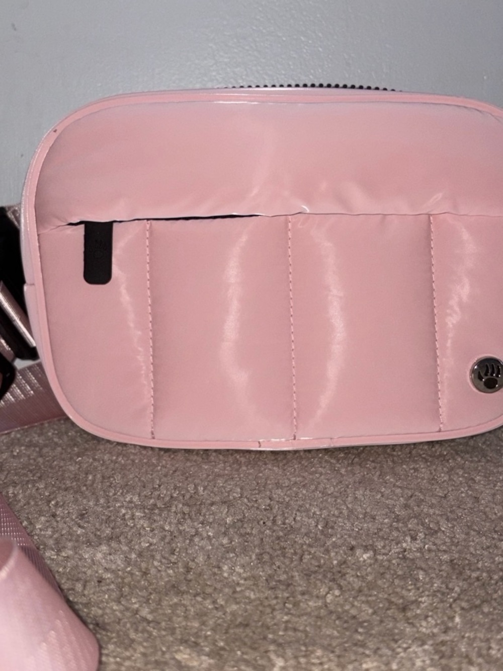 BearPaw Pink Quilted Shoulder Crossbody Bag